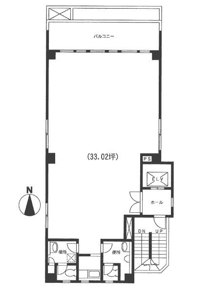 ミヤタビル4F 間取り図