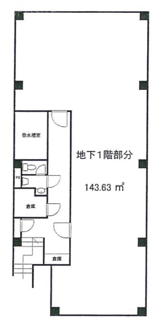 HK浜松町ビルB1F 間取り図