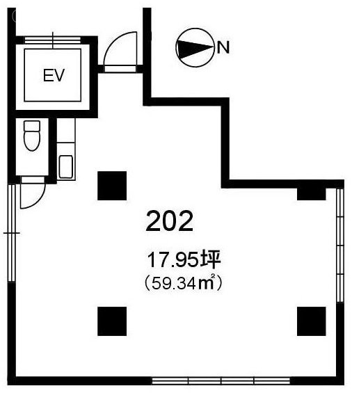 植木ビル202 間取り図