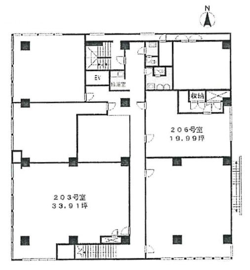 やまとビル203 間取り図