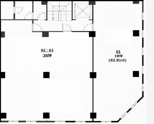 丸幸ビル62・63 間取り図