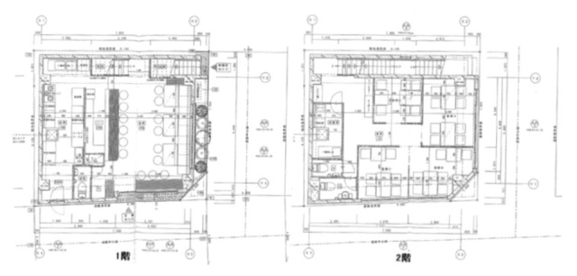 REビル1F～2F 間取り図