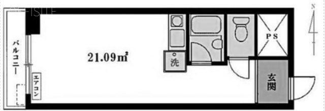 スカイプラザ笹塚5F 間取り図