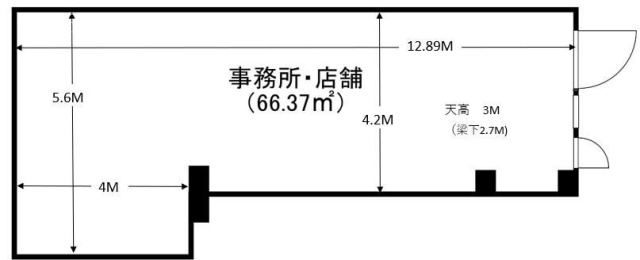 ふぁみ～ゆ戸越B1F 間取り図