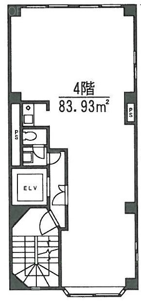 箕浦(ミノウラ)ビル4F 間取り図