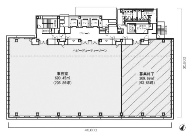 麹町三葉ビル4F 間取り図