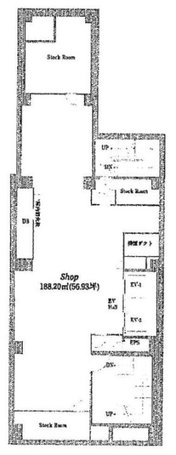 ブランエスパ銀座B1F 間取り図