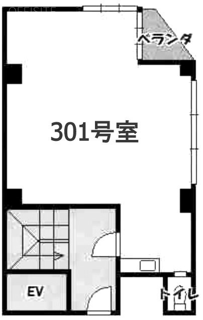 中丸ビル301 間取り図