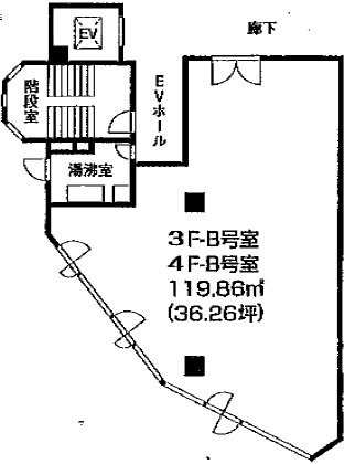 エスパス柏ビルB 間取り図