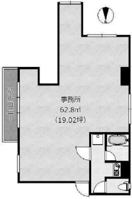 OAK(オーク)ビル504 間取り図