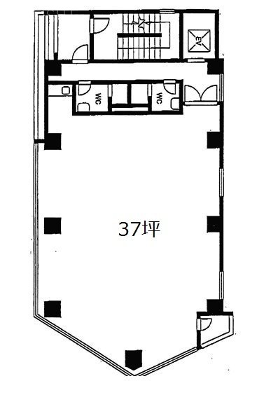 一平ビル6F 間取り図