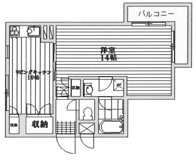 グローリアビル803 間取り図