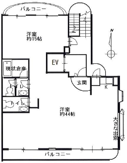 フェニックス成城ビル2F 間取り図