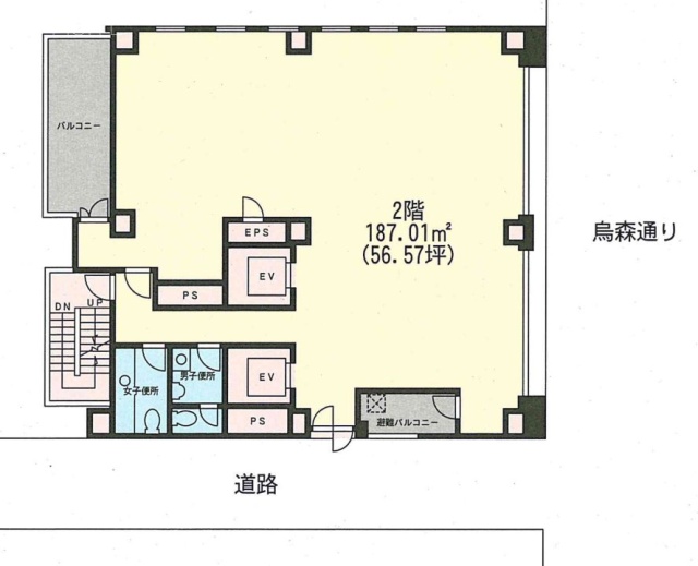 ミクニ新橋ビル2F 間取り図
