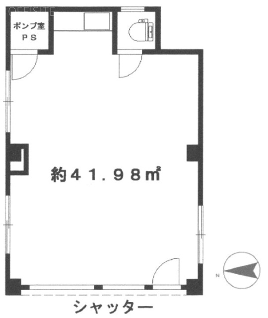 新井ビル1F 間取り図