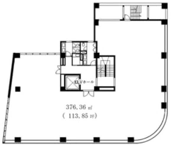 元代々木サンサンビル3F 間取り図