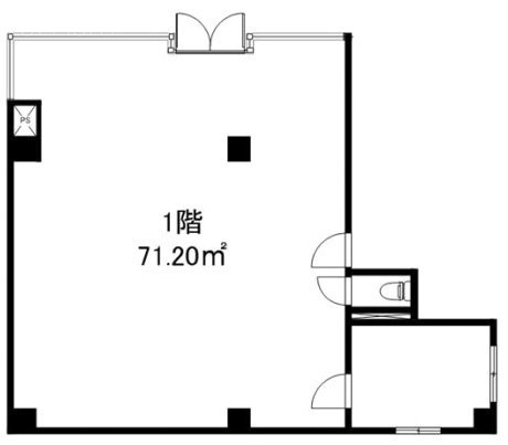 カーサアズラード1F 間取り図