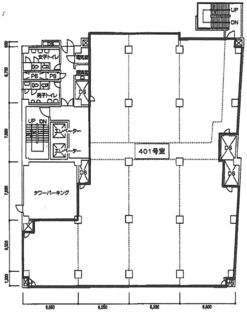 小田急西新宿ビル401 間取り図