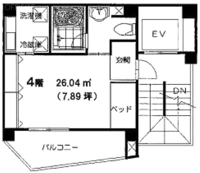 カノープス新宿ビル4F 間取り図