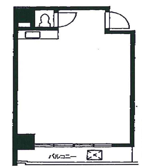 中銀第2新橋マンション201 間取り図