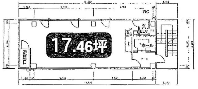 ル・グラシエルBLDG.808F 間取り図