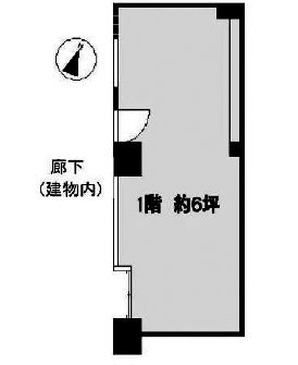 昇賢ビル1F 間取り図