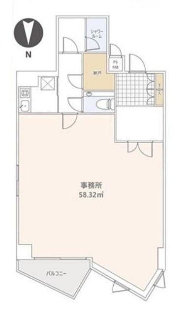 池袋シティハイツ402 間取り図