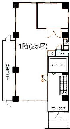 大栄第2ビル1F 間取り図