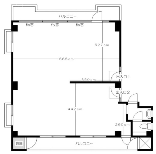 新川ビル2F 間取り図