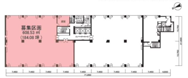 TOKYU REIT虎ノ門ビル6F 間取り図