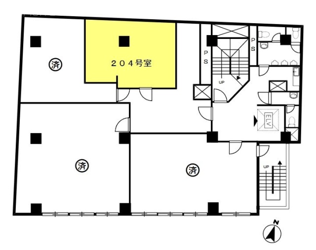 合同ビル204 間取り図