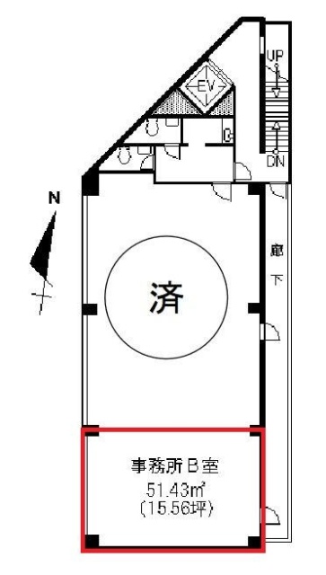 宮田ビルB 間取り図