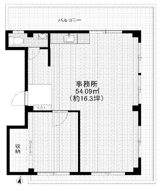 クリエイトビル2F 間取り図