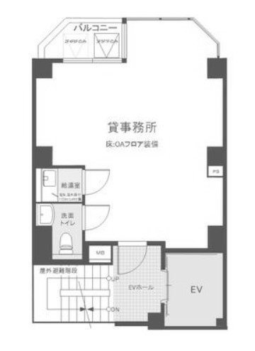 SIDEPLACE KINSHICHO201 間取り図