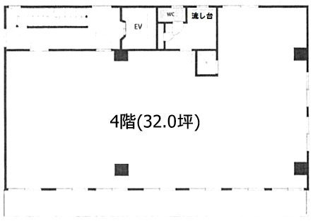 クマノビル4F 間取り図