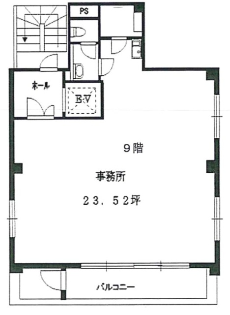 松島ビル9F 間取り図