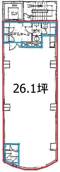 エスエスセブン西蒲田ビル501 間取り図