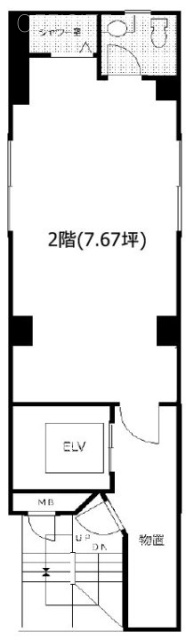 ローズビル2F 間取り図