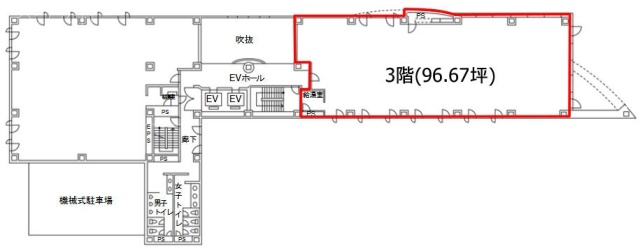 大宮NSDビル3F 間取り図