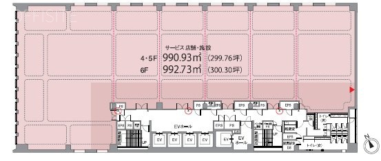 京橋イーストビル5F 間取り図