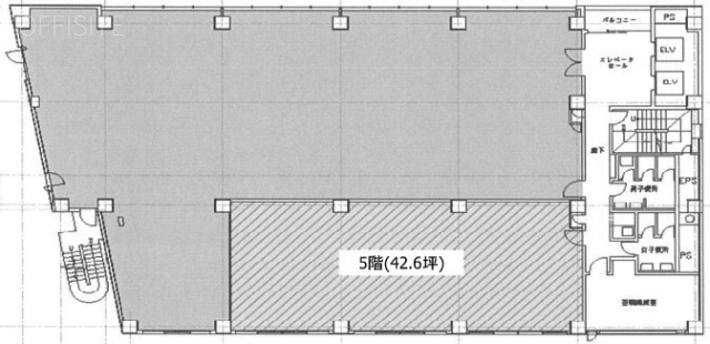 ホウライ巣鴨ビル5F 間取り図