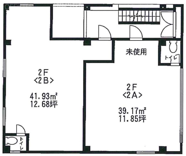 オセル自由が丘2B 間取り図