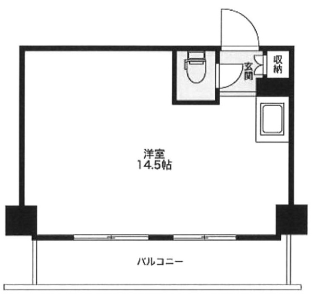 シャルマン赤坂ビル501 間取り図