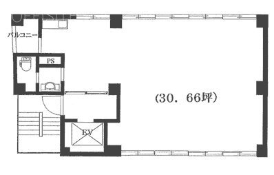 松岡ビル4F 間取り図