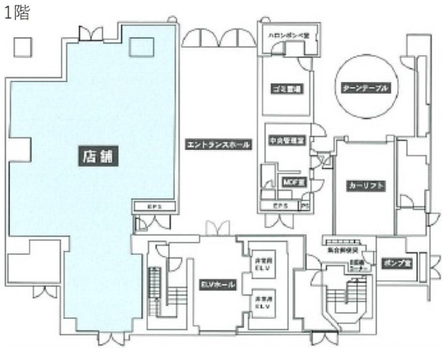 エイハ新川1F 間取り図