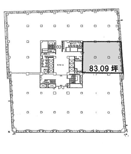 野村不動産日本橋本町ビル2F 間取り図