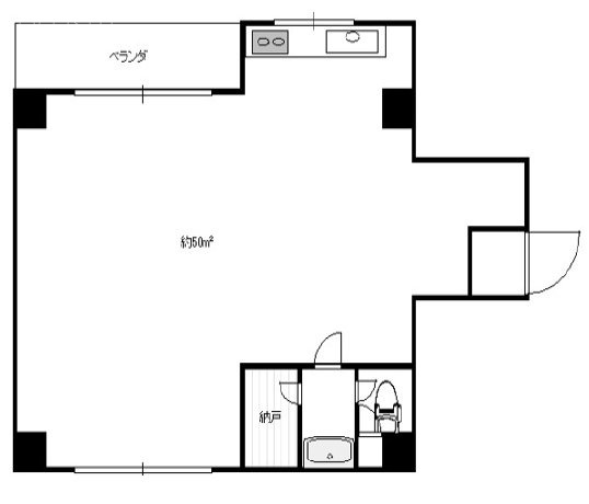 KIビルディング603 間取り図