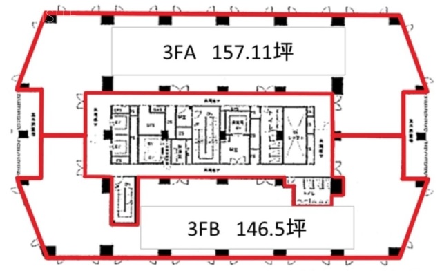 コンシェリア西新宿(TOWER’S WEST)B 間取り図