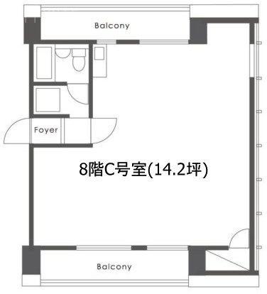 LBビルC 間取り図