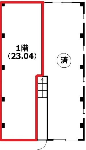 八汐ビル1F 間取り図